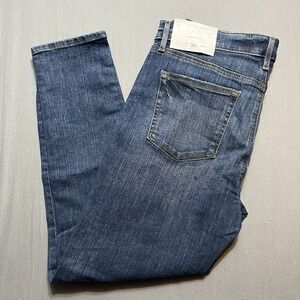 NWT LOFT Jeans Womens 30 Blue Skinny Slim Pockets Denim Pants